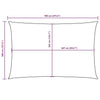 Parasole a Vela in Tessuto Oxford 4×7 m Rettangolare Blu - Image 224 of 250