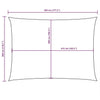 vidaXL Oxford Fabric Sail Shade 3 x 4.5 m Taupe Gray - Image 160 of 250