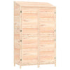vidaXL Solid Fir Wood Garden Shed 102x52x174.5 cm Brown - Image 195 of 250