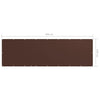 Paravento Balcone in Tessuto Oxford Rivestito in PU 120×400 cm Marrone - Image 82 of 250