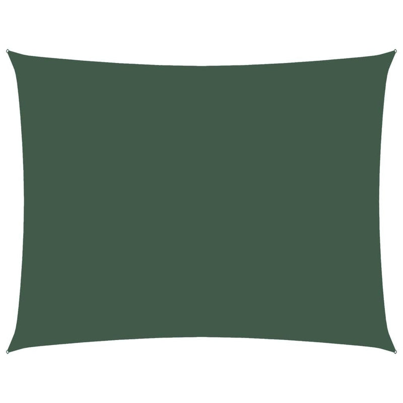 Parasole a Vela in Tessuto Oxford 2,5×3,5 m Verde Scuro - Image 245 of 250