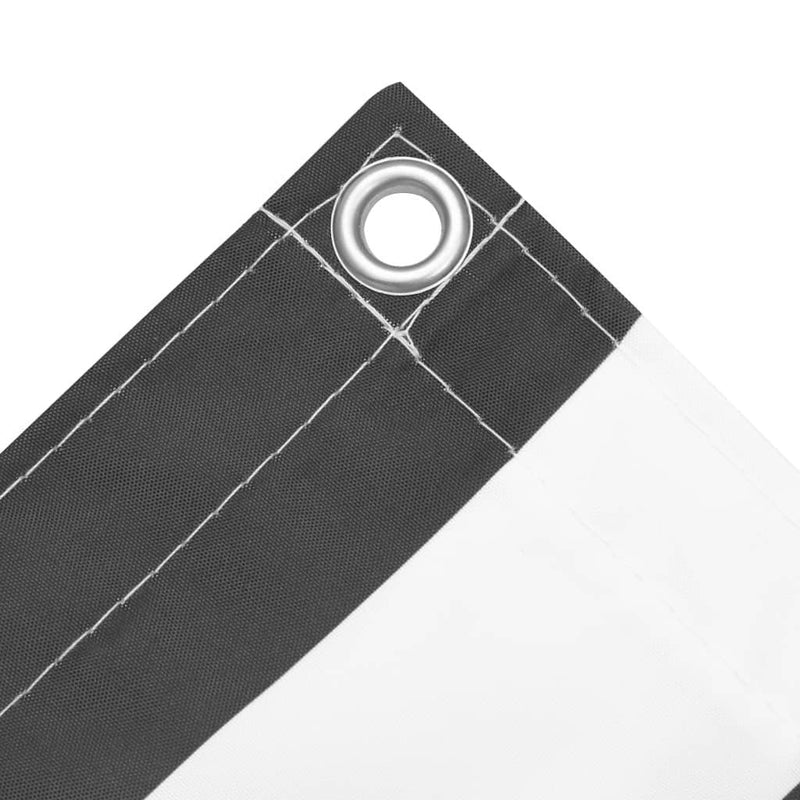 Paravento Balcone Antracite e Bianco 75×600cm in Tessuto Oxford - Image 83 of 250