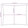 Parasole a Vela Oxford Rettangolare 6×7 m Verde Scuro - Image 124 of 250