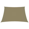 vidaXL Toldo vela trapezoidal de tela Oxford 2/4x3 m Beige - Image 127 of 250