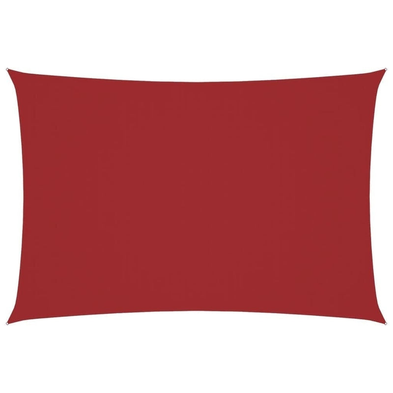 Parasole a Vela Tessuto Oxford Rettangolare 3×6 m Rosso - Image 173 of 250