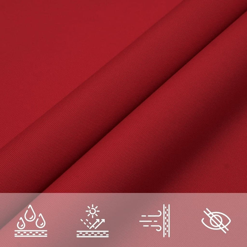 Parasole a Vela Tessuto Oxford Rettangolare 3×6 m Rosso - Image 185 of 250