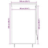 Tenda a Rullo per Esterni 100×250 cm Blu e Bianca - Image 245 of 250