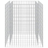Gabbione Letto Rialzato in Acciaio Zincato 90×90×100 cm Argento - Image 211 of 250