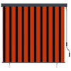 Tenda a Rullo per Esterni con Rivestimento PA 160×250 cm Arancione e Marrone - Image 181 of 250