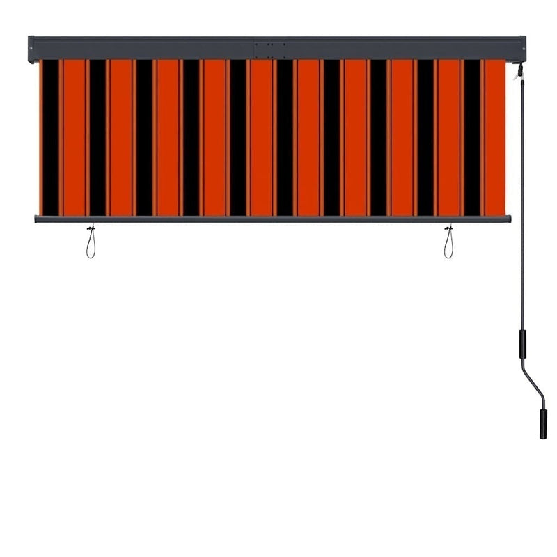 Tenda a Rullo per Esterni con Rivestimento PA 160×250 cm Arancione e Marrone - Image 200 of 250