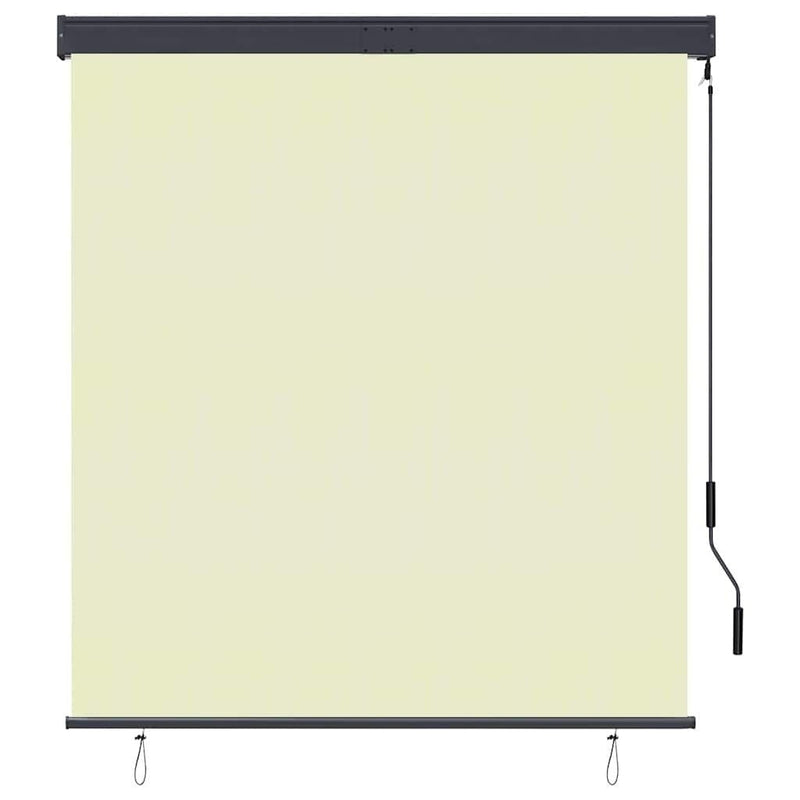 Tenda a Rullo per Esterni, Tessuto PA, Meccanismo a Manovella, 140×250 cm, Crema - Image 212 of 250