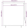 Tenda a Rullo per Esterni, Tessuto PA, Meccanismo a Manovella, 140×250 cm, Crema - Image 240 of 250