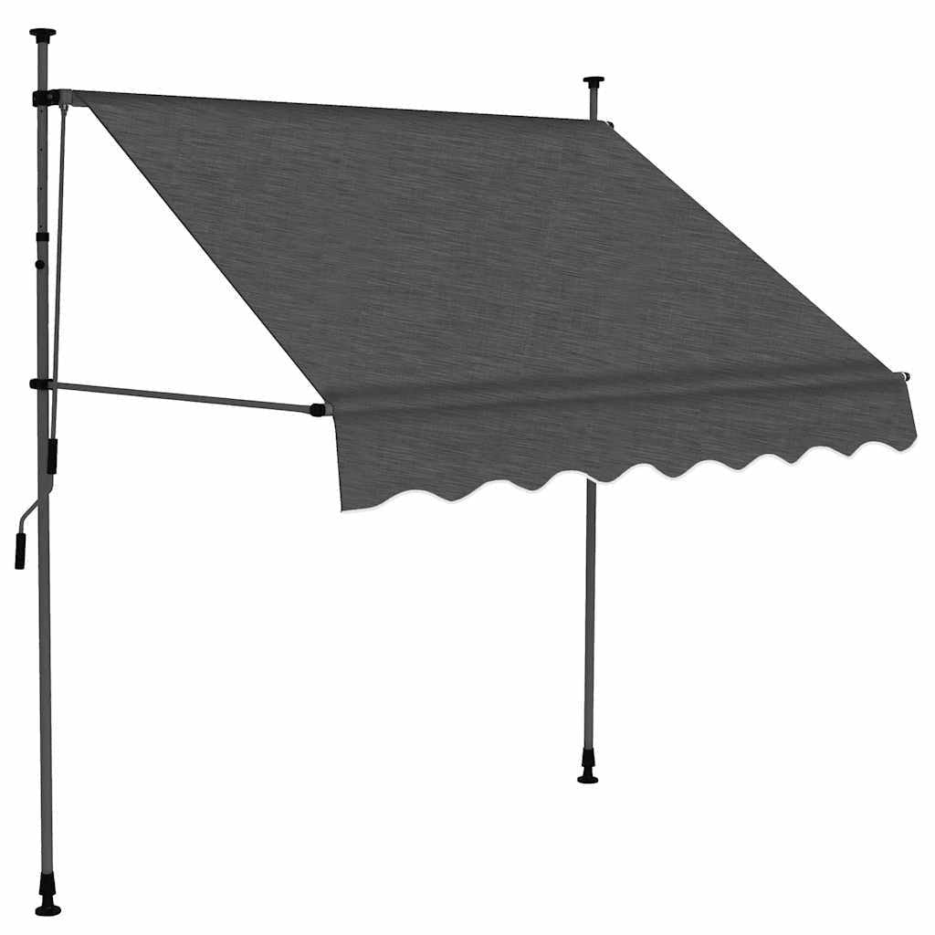 Tenda da Sole Retrattile Manuale con LED 200 cm Antracite - Image 177 of 250