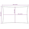 Parasole a Vela Oxford Rettangolare 2,5×5 m Blu - Image 230 of 250