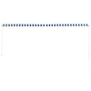 Tenda da Sole Retrattile Manuale 350×150 cm Blu e Bianco - Image 126 of 250