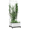 Fioriera da Giardino con Graticcio in PP 40×40×121,5 cm Bianco - Image 167 of 250