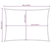 Parasole a Vela Oxford Rettangolare 3×5 m Antracite - Image 46 of 250