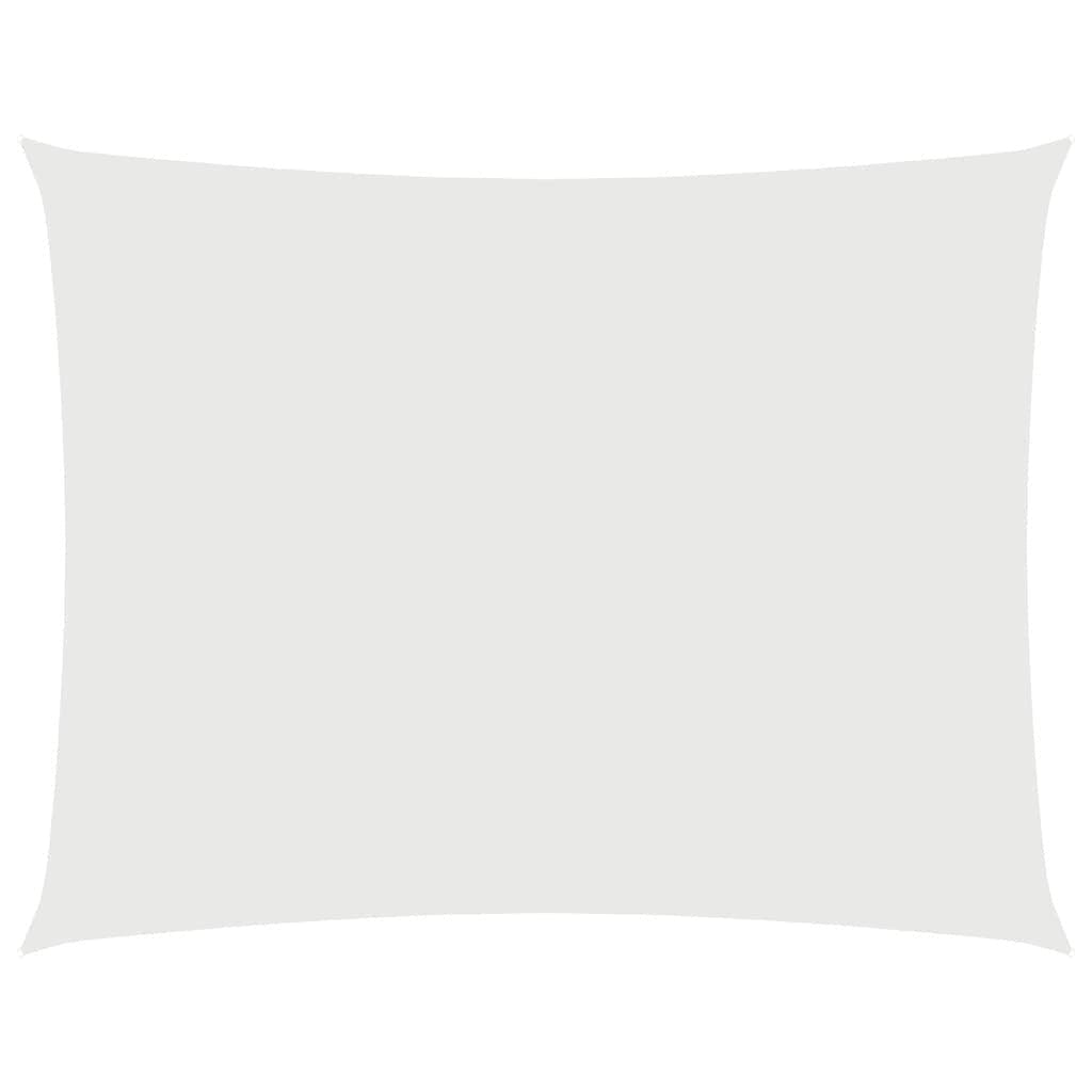Parasole a Vela Tessuto Oxford 3,5×4,5 m Bianco - Image 130 of 250