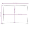 vidaXL Oxford Fabric Sail Shade 3 x 4.5 m Taupe Gray - Image 192 of 250