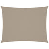 vidaXL Oxford Fabric Sail Shade 3 x 4.5 m Taupe Gray - Image 184 of 250