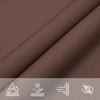 Toldo Vela Rectangular vidaXL de Tejido Oxford Revestido de PU 3,5x5 m Marrón - Image 176 of 222