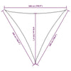 Parasole a Vela Tessuto Oxford Triangolare 5×5×5 m Verde Scuro - Image 172 of 250