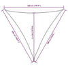 Parasole a Vela Oxford Triangolare 5×5×5 m Nero - Image 109 of 250