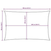 vidaXL Toldo de Vela Rectangular de Tejido Oxford 5x7m Gris Topo - Image 200 of 250