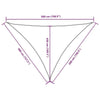 Parasole a Vela in Tessuto Oxford 4×5×5 m Rosso - Image 243 of 249