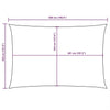 Toldo Vela Rectangular vidaXL de Tejido Oxford Revestido de PU 3,5x5 m Marrón - Image 209 of 222
