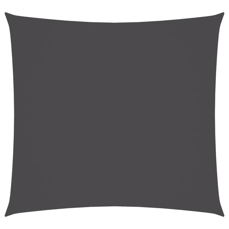 vidaXL Vela parasol cuadrada de tejido Oxford con revestimiento de PU 3x3 m Antracita - Image 193 of 250