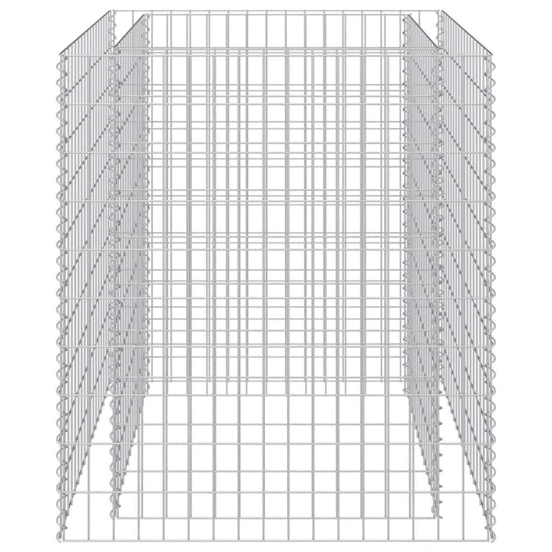 Gabbione Letto Rialzato in Acciaio Zincato 90×90×100 cm Argento - Image 241 of 250