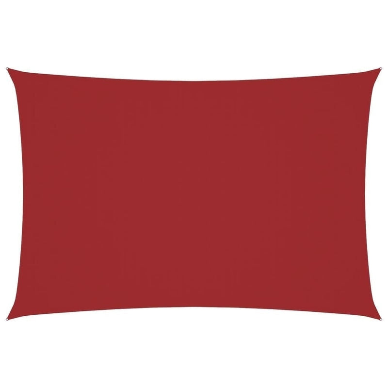 Parasole a Vela Tessuto Oxford Rettangolare 3×6 m Rosso - Image 203 of 250