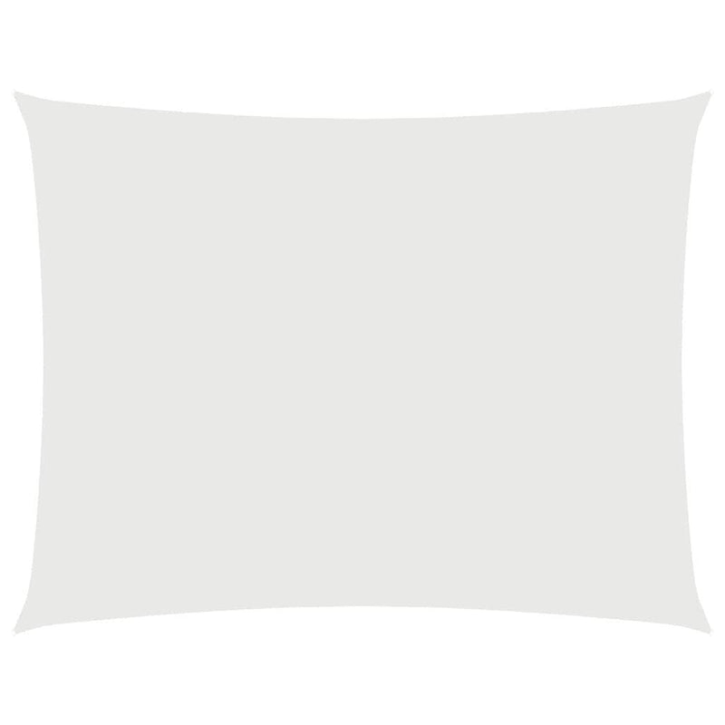 Parasole a Vela Tessuto Oxford 3,5×4,5 m Bianco - Image 149 of 250