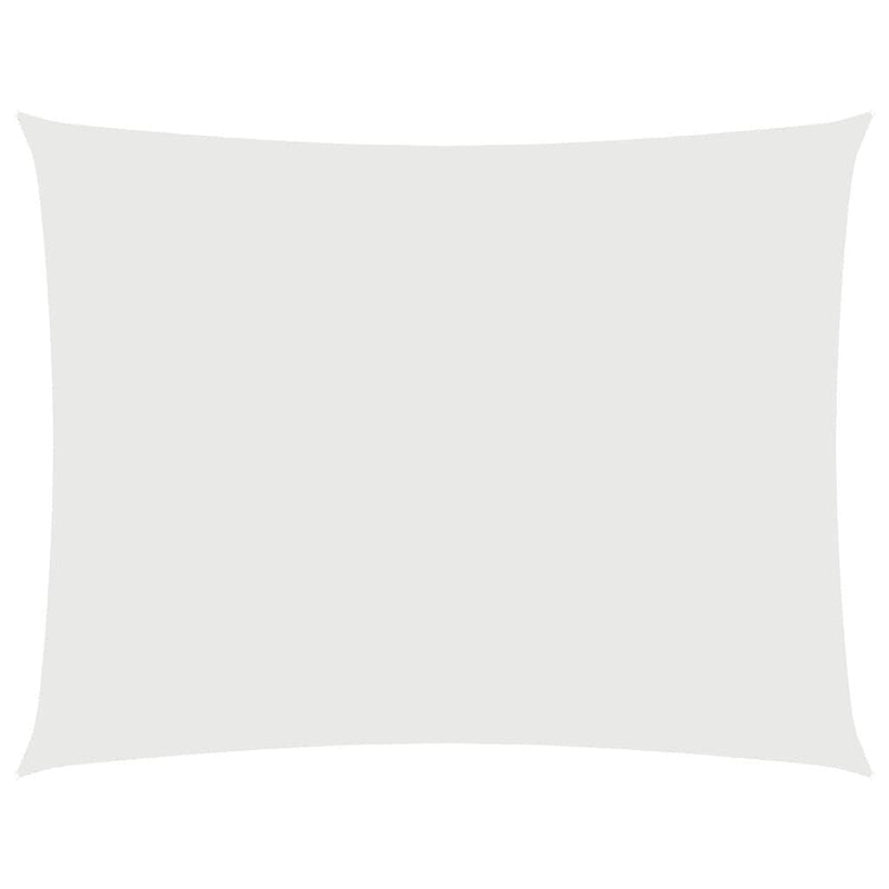 Parasole a Vela Tessuto Oxford 3,5×4,5 m Bianco - Image 151 of 250