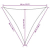 Parasole a Vela Oxford Triangolare 5×5×5 m Nero - Image 124 of 250