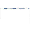 Tenda da Sole Retrattile Manuale 350×150 cm Blu e Bianco - Image 135 of 250