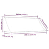Tenda da Sole Retrattile Manuale 350×150 cm Blu e Bianco - Image 136 of 250