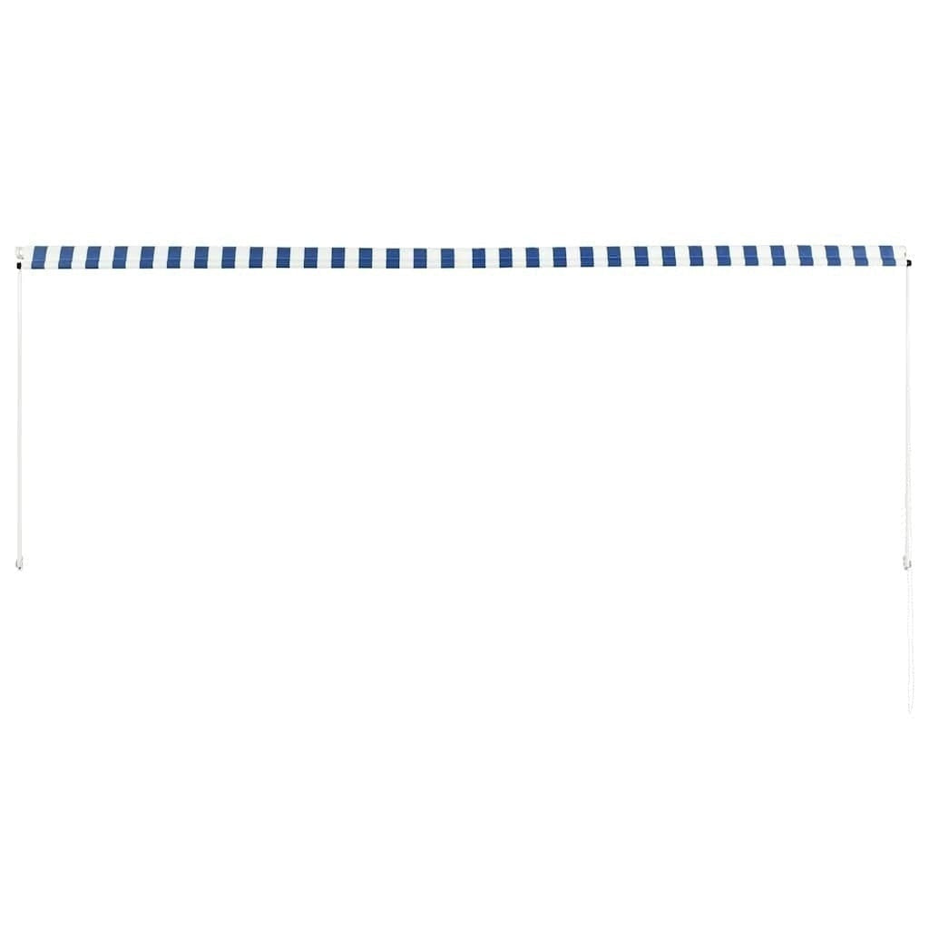 Tenda da Sole Retrattile Manuale 350×150 cm Blu e Bianco - Image 142 of 250