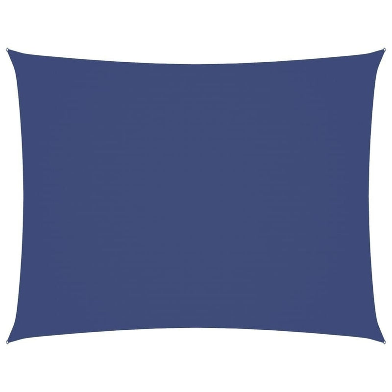Parasole a Vela Rettangolare in Tessuto Oxford Rivestito in PU 4×5 m Blu - Image 182 of 250