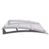 vidaXL Door Canopy, 150x90 cm, PET and Steel, Silver and Transparent - Image 212 of 228