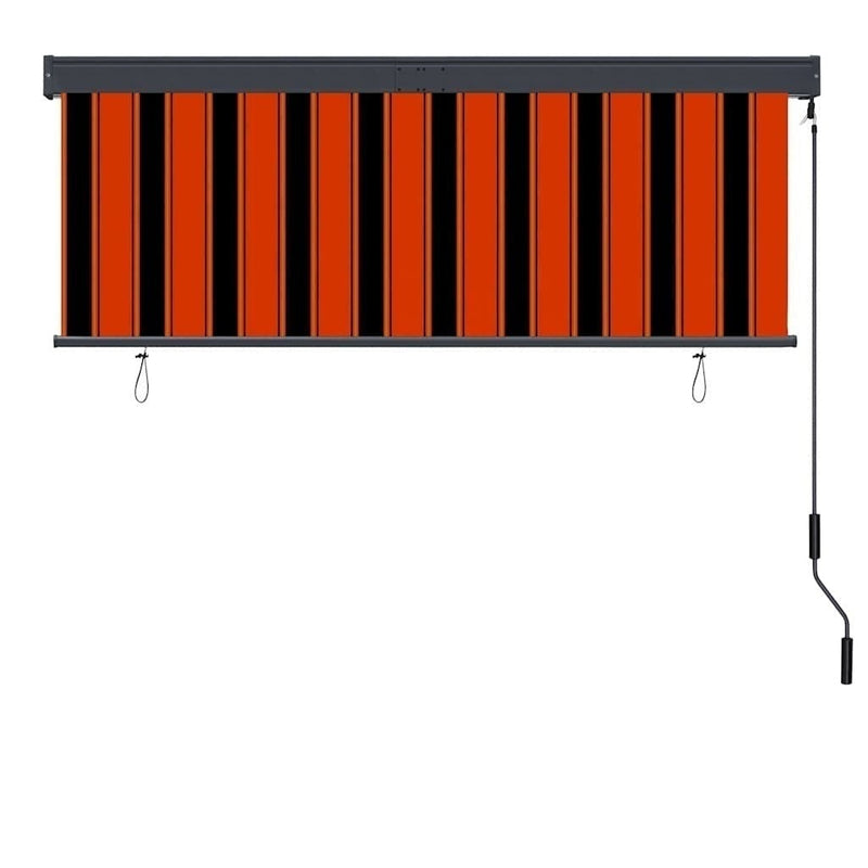Tenda a Rullo per Esterni con Rivestimento PA 160×250 cm Arancione e Marrone - Image 221 of 250