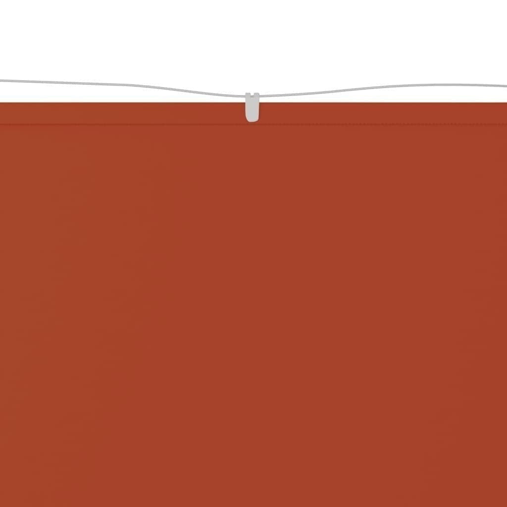 vidaXL Paravientos Vertical de Tejido Oxford 140 x 420 cm Terracota - Image 119 of 250