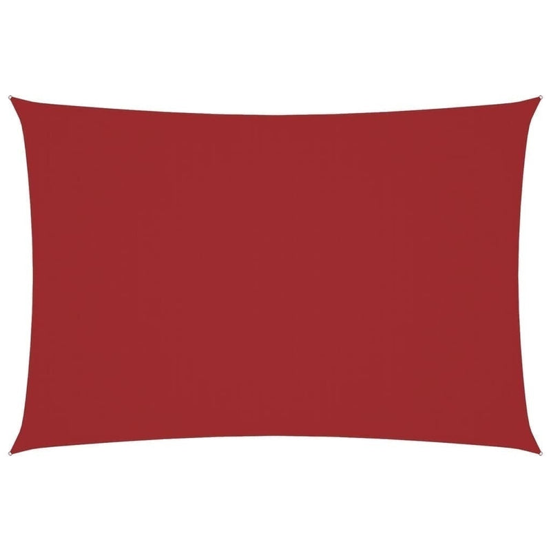 Parasole a Vela Tessuto Oxford Rettangolare 3×6 m Rosso - Image 233 of 250