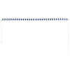 Tenda da Sole Retrattile Manuale 350×150 cm Blu e Bianco - Image 154 of 250
