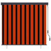 Tenda a Rullo per Esterni con Rivestimento PA 160×250 cm Arancione e Marrone - Image 244 of 250