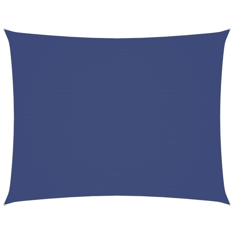 Parasole a Vela Rettangolare in Tessuto Oxford Rivestito in PU 4×5 m Blu - Image 217 of 250