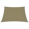 vidaXL Toldo vela trapezoidal de tela Oxford 2/4x3 m Beige - Image 218 of 250
