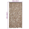Zanzariera Beige e Marrone Chiaro 100×220 cm Ciniglia - Image 248 of 250