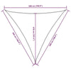 Parasole a Vela Oxford Triangolare 5×5×5 m Nero - Image 139 of 250